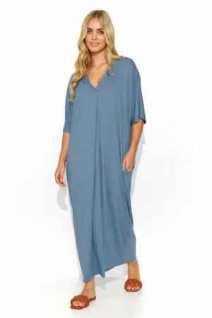 Rochie maxi supradimensionata - din jerseu