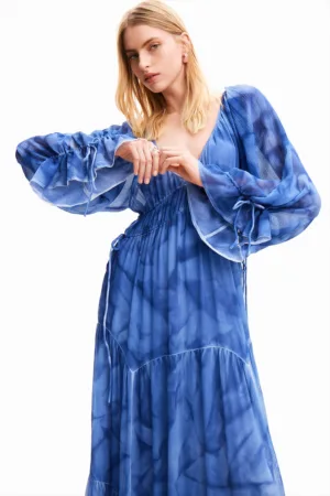 Rochie maxi vaporoasa