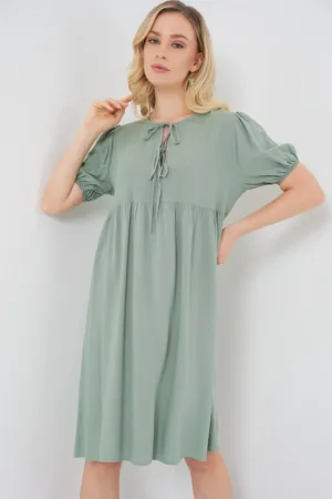 Rochie midi HiCCUP - kaki