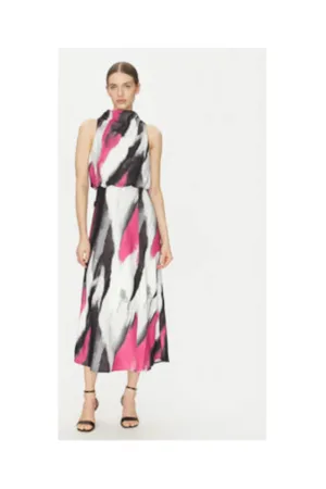 Rochie midi - P4JBNZ22 JYT - 100% poliester