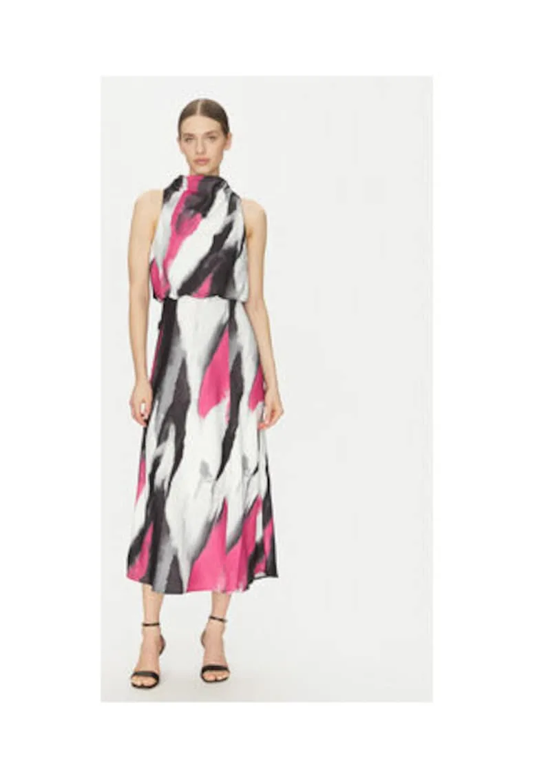 Rochie midi - P4JBNZ22 JYT - 100% poliester