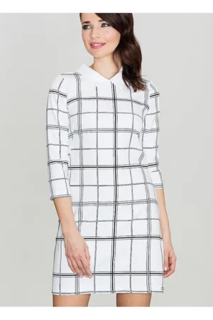Rochie midi - Poliester - De zi - Alb
