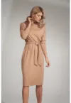 Rochie midi  bej - viscoza