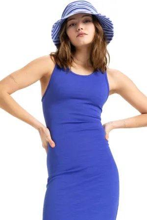 Rochie midi cambrata cu decupaj pe spate