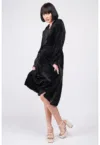 Rochie midi catifelata