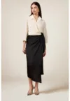 Rochie midi cu aspect 2in1