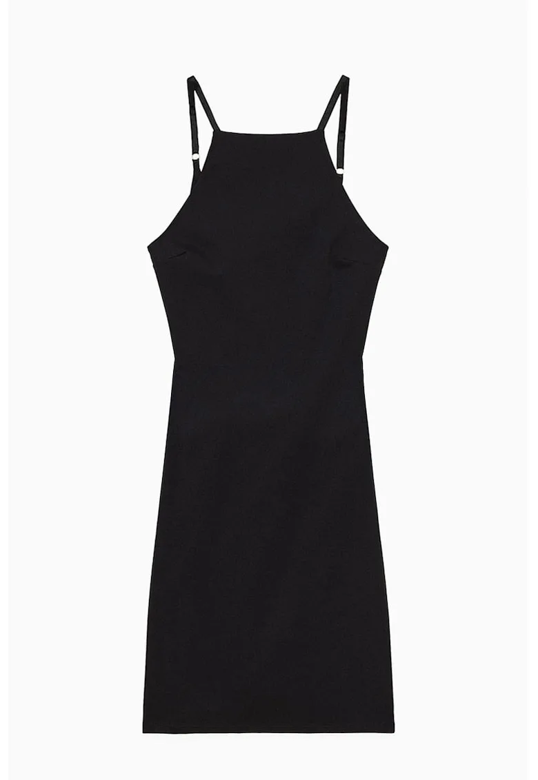 Rochie midi cu bretele si cu spatele gol