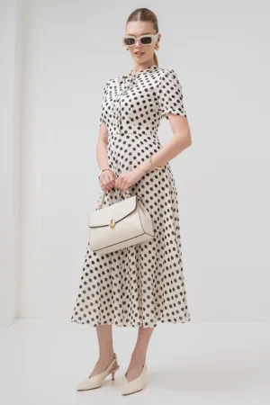 Rochie midi cu buline Lorenza
