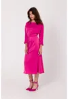 Rochie midi cu curea in talie -