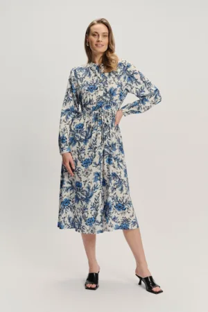 Rochie midi cu design floral