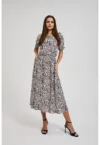 Rochie midi cu flori mici
