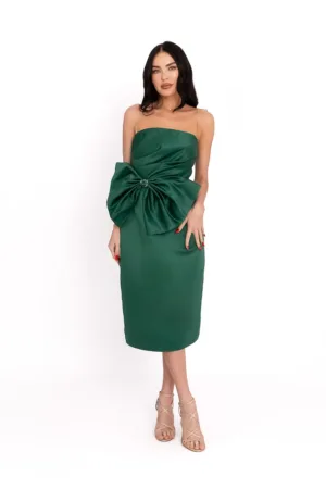 Rochie midi cu funda