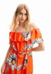 Rochie midi cu imprimeu