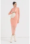 Rochie midi cu imprimeu Nasusi