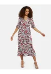 Rochie midi cu imprimeu floral Lizzle 5681
