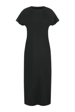 Rochie midi cu maneca scurta