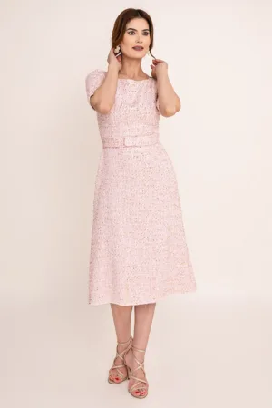 Rochie midi cu maneci medi Aida