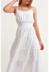 Rochie midi cu model cu volane