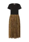 Rochie midi cu model in partea de jos