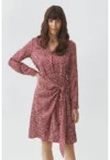 Rochie midi cu model si design petrecut