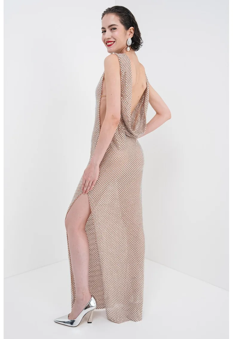 Rochie midi cu strasuri