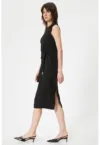 Rochie midi cu un cordon frontal