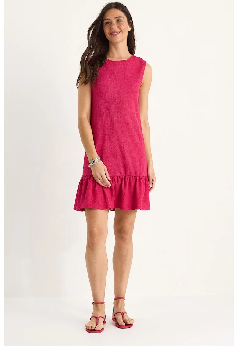 Rochie midi cu volane