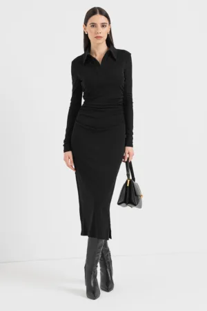 Rochie midi cu volane Muriel