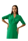 Rochie midi dama -  Bohodawc - verde deschis