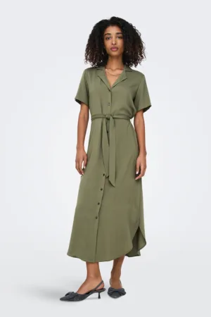 Rochie midi de satin