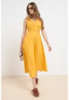 Rochie midi din amestec de bumbac Galizia
