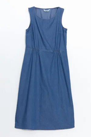 Rochie midi din denim