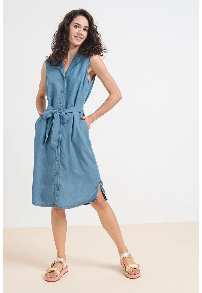 Rochie midi din denim Bree