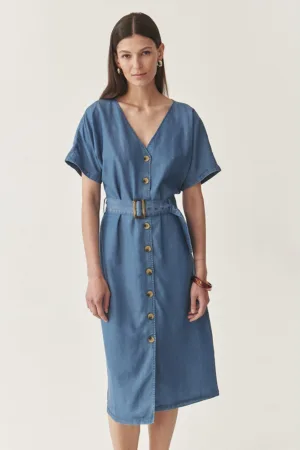 Rochie midi din lyocell