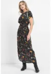 Rochie midi din modal cu imprimeu