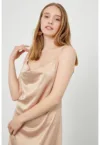 Rochie midi din satin - 56465