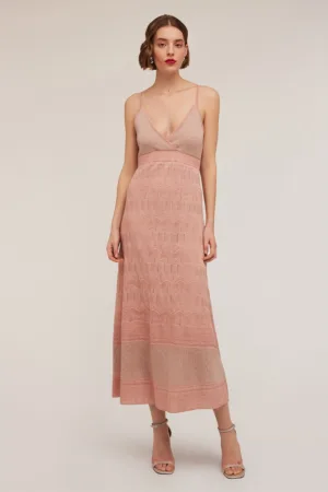 Rochie midi dreapta cu bretele subitiri