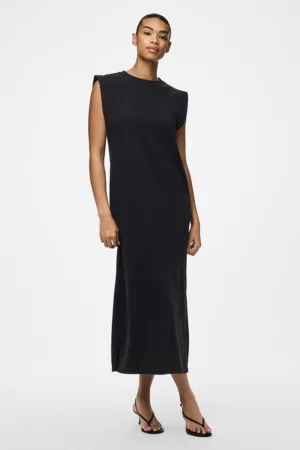Rochie midi dreapta cu slit lateral