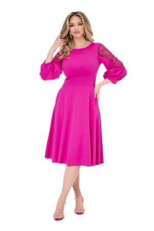 Rochie midi evazata Ambra