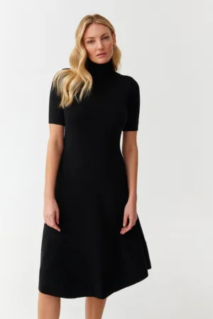 Rochie midi evazata Kiomi
