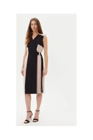 Rochie midi fara maneci - 100% poliester