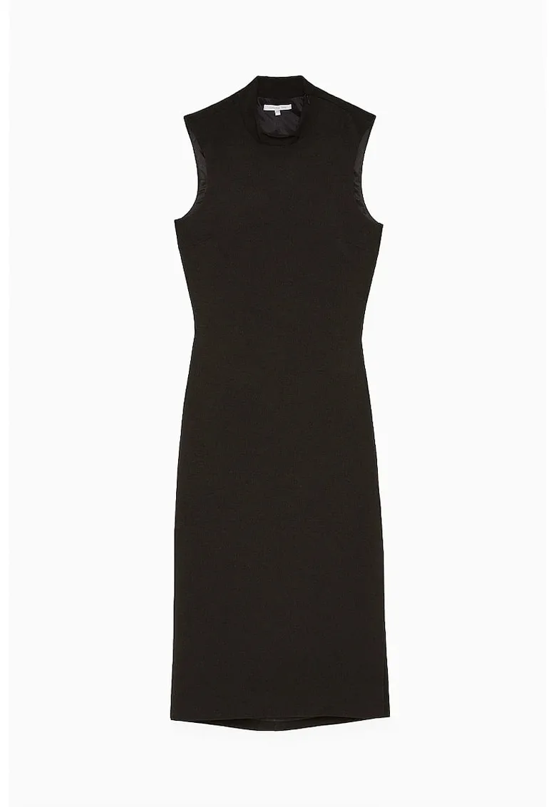 Rochie midi - fara maneci - cu franjuri la spate