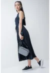 Rochie midi plisata