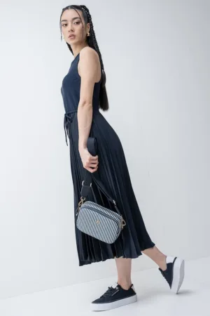 Rochie midi plisata
