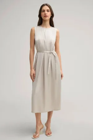 Rochie midi - satinata