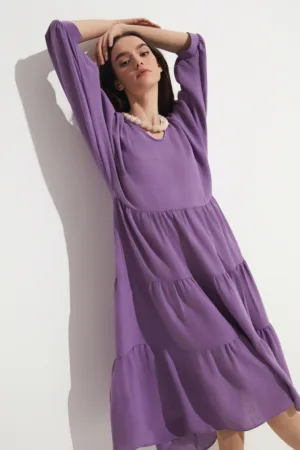 Rochie midi stratificata