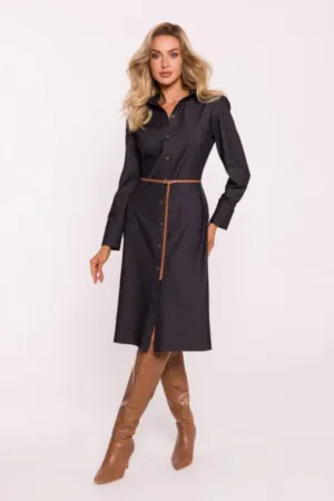 Rochie midi tip camasa