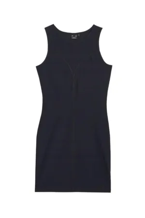 Rochie midi  tricotata - negru - pentru femei