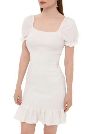 Rochie mini -  Textil - natural -