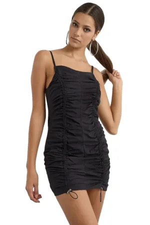 Rochie mini -  Negru - Poliester